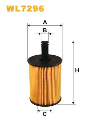Eļļas filtrs WIX WL7296