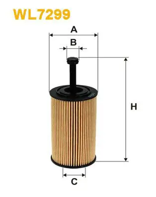 Eļļas filtrs WIX WL7299
