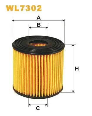 Eļļas filtrs WIX WL7302