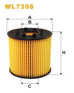 Eļļas filtrs WIX WL7306