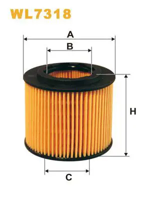 Eļļas filtrs WIX WL7318