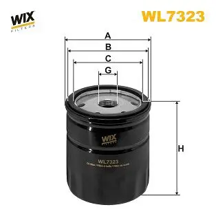 Eļļas filtrs WIX WL7323