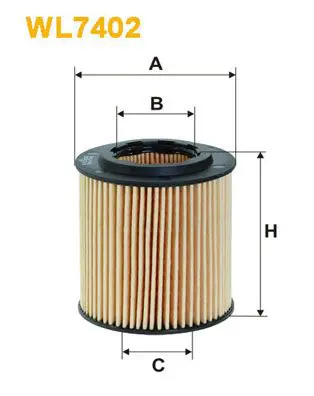 Eļļas filtrs WIX WL7402
