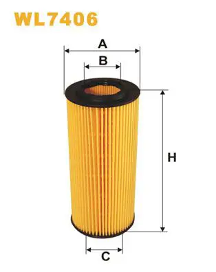Eļļas filtrs WIX WL7406