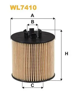 Eļļas filtrs WIX WL7410