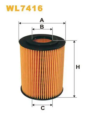 Eļļas filtrs WIX WL7416