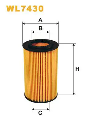 Eļļas filtrs WIX WL7430