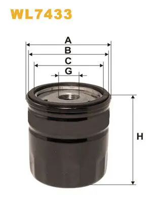 Eļļas filtrs WIX WL7433