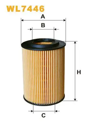 Eļļas filtrs WIX WL7446