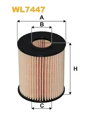Eļļas filtrs WIX WL7447