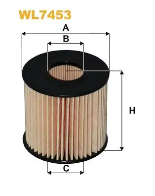 Eļļas filtrs WIX WL7453