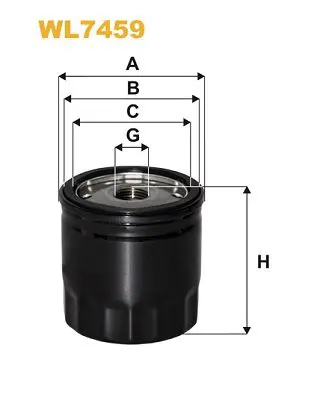 Eļļas filtrs WIX WL7459