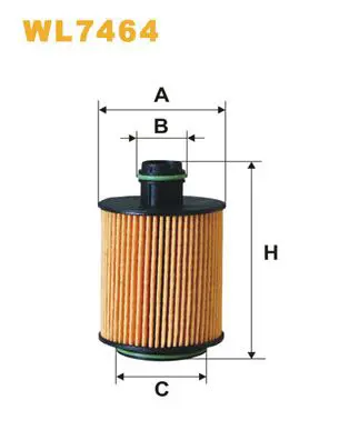 Eļļas filtrs WIX WL7464