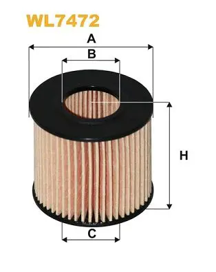 Eļļas filtrs WIX WL7472