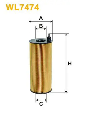 Eļļas filtrs WIX WL7474