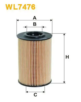 Eļļas filtrs WIX WL7476