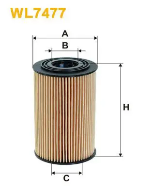 Eļļas filtrs WIX WL7477