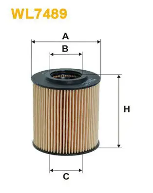 Eļļas filtrs WIX WL7489