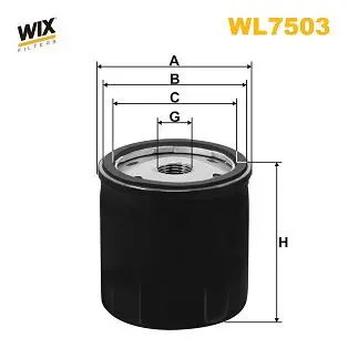 Eļļas filtrs WIX WL7503
