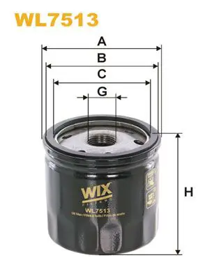 Eļļas filtrs WIX WL7513