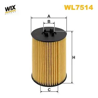 Eļļas filtrs WIX WL7514