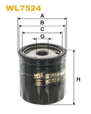 Eļļas filtrs WIX WL7524
