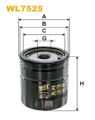 Eļļas filtrs WIX WL7525