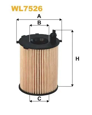 Eļļas filtrs WIX WL7526