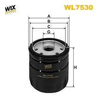 Eļļas filtrs WIX WL7530