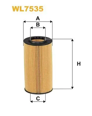 Eļļas filtrs WIX WL7535