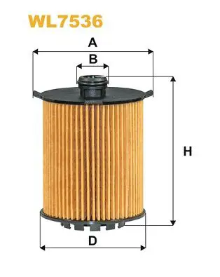 Eļļas filtrs WIX WL7536