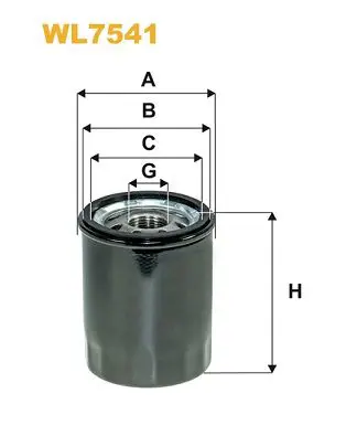 Eļļas filtrs WIX WL7541
