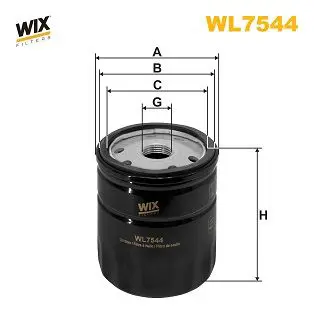 Oil Filter WIX WL7544