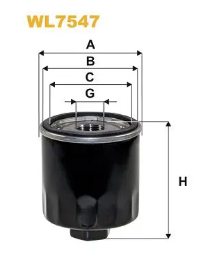 Oil Filter WIX WL7547