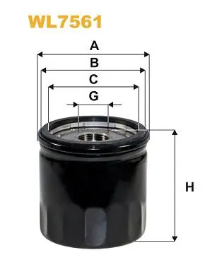 Oil Filter WIX WL7561