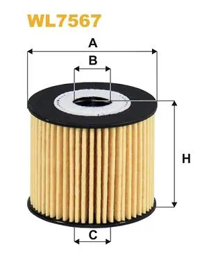 Oil Filter WIX WL7567