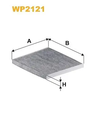 Filter, cabin air WIX WP2121