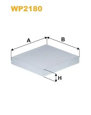 Filter, cabin air WIX WP2180