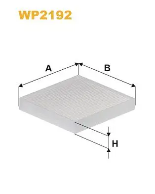 Filter, cabin air WIX WP2192
