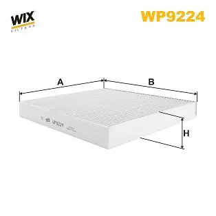 Filtrs, Salona telpas gaiss WIX WP9224