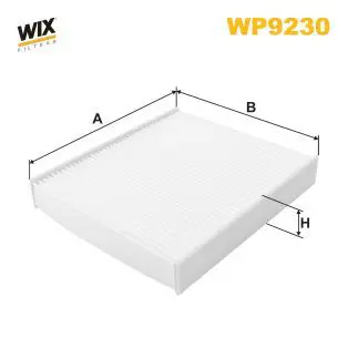 Filtrs, Salona telpas gaiss WIX WP9230