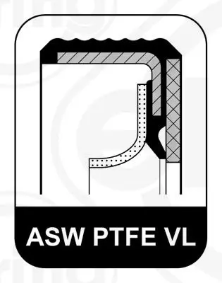 Handler.Part Shaft seal, crankshaft Elring 457220 1