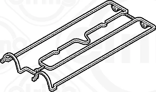 Handler.Part Gasket, cylinder head cover Elring 495770 1