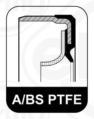 Handler.Part Shaft seal, crankshaft Elring 301870 2