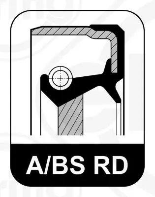 Handler.Part Shaft seal, crankshaft Elring 748889 2