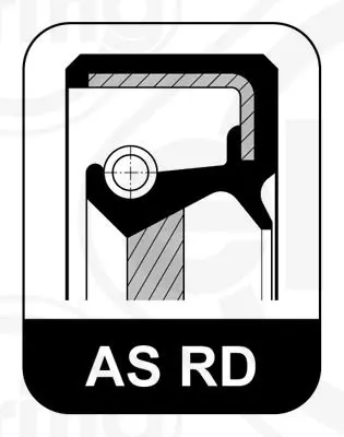 Handler.Part Shaft seal, crankshaft Elring 332480 2