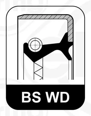 Handler.Part Shaft seal, wheel hub Elring 293400 2