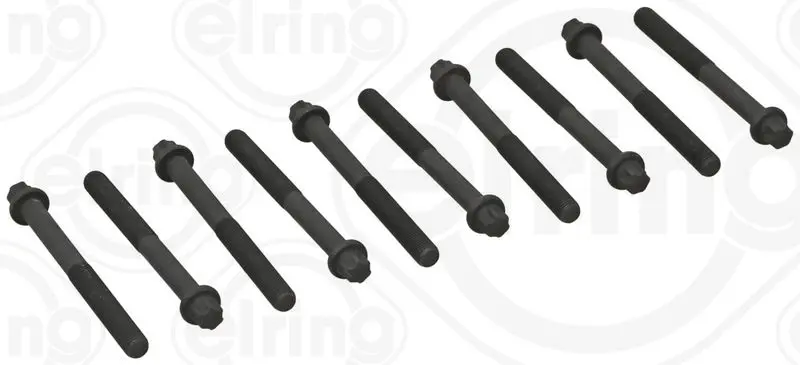 Handler.Part Bolt kit, cylinder head Elring 077890 1