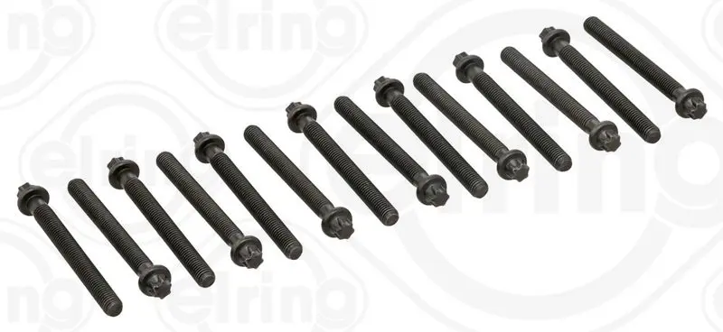 Handler.Part Bolt kit, cylinder head Elring 802740 1