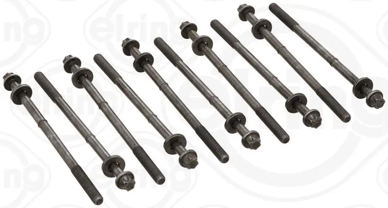 Handler.Part Bolt kit, cylinder head Elring 804910 1